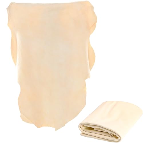 Chiffon de nettoyage de voiture, peau de chamois naturelle de haute qualité, super absorbant et à séchage rapide, pour voiture, moto, salle de bain, cuisine, fenêtre et bien plus encore