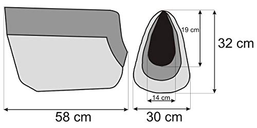 PillowPrim Hondentas, draagtas voor kleine en middelgrote honden, puppy's, kat voor wandelingen, maat L - Afbeelding 5
