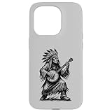 Viva Appalachia Native American Banjo Player Retro スマホケース iPhone 15 Pro 用