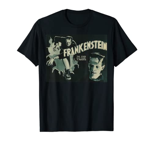 Frankenstein Halloween Película de terror Vintage Monstruo de terror Camiseta