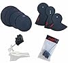 RockSolid 8 x AMERICAN FUSION Drum Practice Pads - PROFESSIONAL LEVEL - Drum Silencer Pads Kit - Includes Exclusive Bass Beater #3