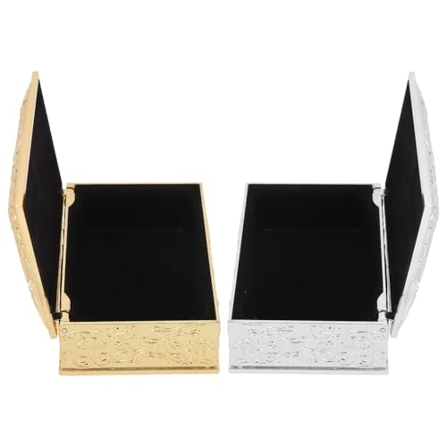 Boîte à bijoux vintage en métal, cadeau idéal écrin rétro - 6