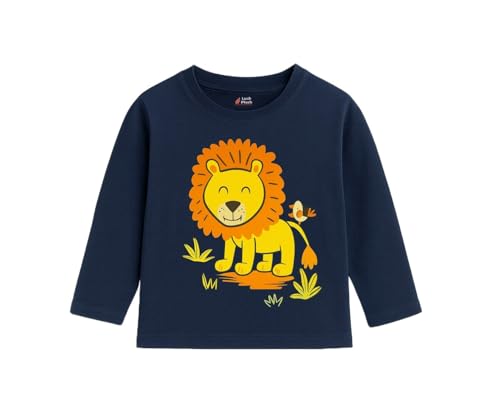 Image of Lush Plush Boys Cotton Full Sleeves Printed T-Shirt (Multicolor) Combo Pack