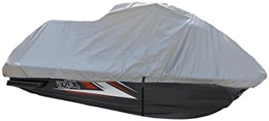 STOPBYUS Jet Ski Cover fits skis up to 139" Long 210 Denier Reflective Silver semi-Custom Personal Watercraft PWC Jetski Cover