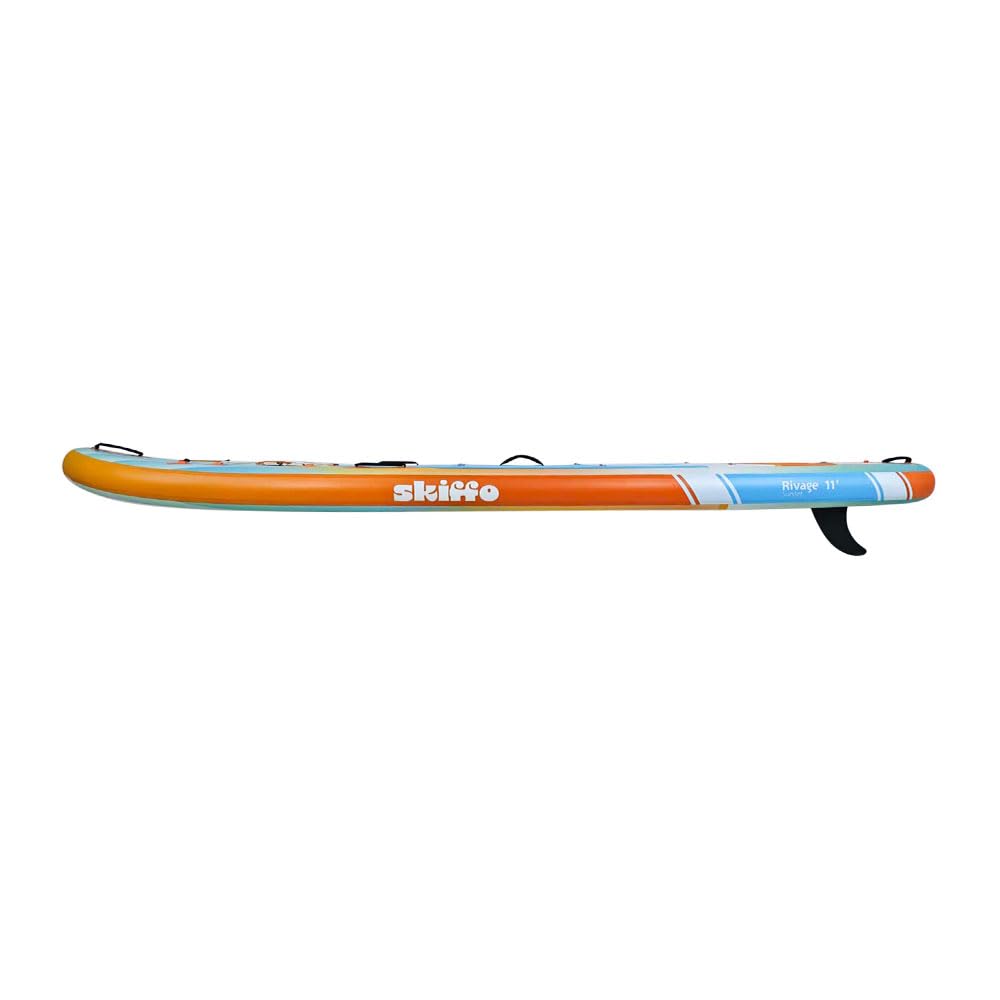 Skiffo Rivage Sunrise 11' – Sup Inflable 2 en 1 Kayak Completo – 335 x 86 x 15 cm – MAX 160 kg – Estable y versátil – Diseño único