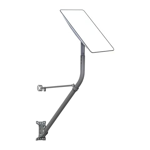 Starlink Reversible Tall Mount with Stabilizer Pole for Articulating Standard Dishy V2 Cover