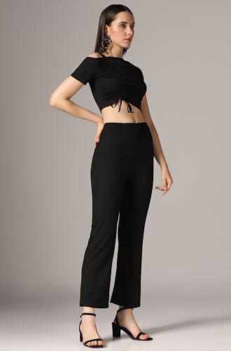Image of TOPLOT co ord Set for Women Solid Top and Bottom