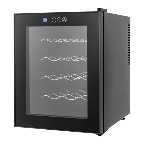 Oiveinya Beverage Wine Cooler,20 Bottle Freestanding Wine Fridge Cabinet with Adjustable Feet,Electric Countertop Wine Storage Refrigerator Glass Door Wine Cellar for Home Hotel
