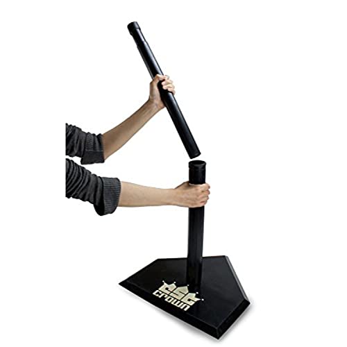 image for Crown Sporting Goods Youth Adjustable Height Baseball Batting Tee, Neg