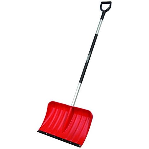 Freund Victoria Schneeschaufel Aluline (Schneeschieber rot mit Flüsterkante, Blattbreite 54 cm, Schaufel mit Aluminiumstiel 125 cm, hoher Seitenrand) 97376 Cover