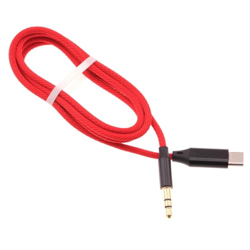 Cable auxiliar USB C a Jack 3.5mm tipo trenzado miniatura 1