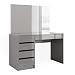 Produktbild Vicco Schminktisch Sherry, Grau Hochglanz, 120 cm