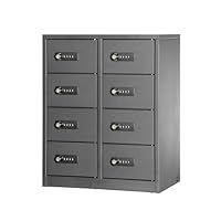 Amazon｜貴重品ボックス 8人用 ダイヤル式 モバイル 完成品 小型