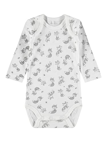 NAME IT NBNBODY 5P LS BONE BROWN NOOS uniseks-baby body - Image 4