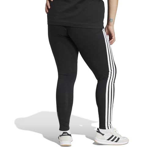 Mallas Essentials Cotton adidas tallas grandes evitan rozaduras y transparencias en mujeres 2