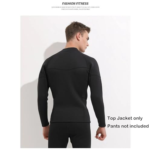 Wetsuits Pants Long 3mm Neoprene Top Jacket Keep Warm for Water Sports Surfing Swimming Snorkeling miniatura 3