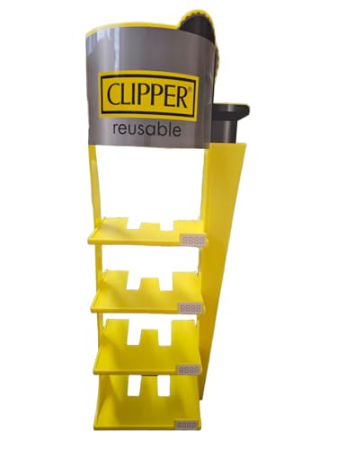 Clipper Shape Aufsteller Leerer Präsentationsständer für Clipper-Feuerzeuge 4 Ebene für 192 Clipper