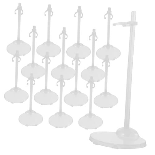 HONMEET Doll Display Rack Boys and Girls' Toy Holder Stand in Plastic Safety Waist Support