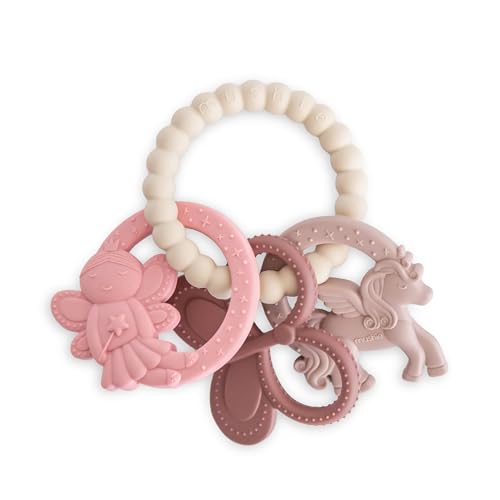 Image of mushie Silicone Fairy Teething Ring Toy