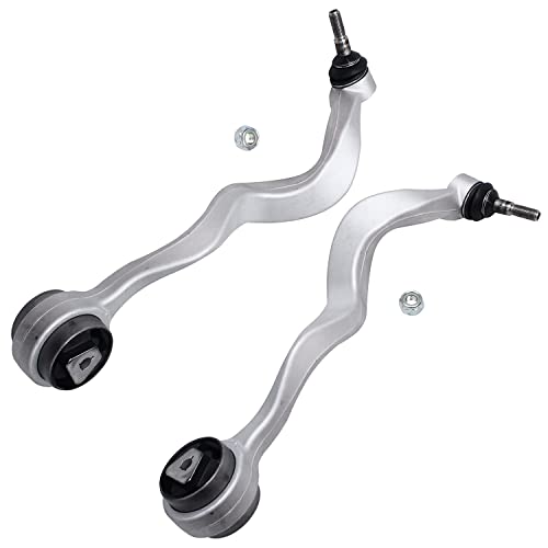 Image of Detroit Axle - 8pc Front Control Arms Kit for BMW 525i 528i 530i 535i 545i 550i M5, 4 Lower Rearward & Forward Control Arms 2 Sway Bars 2 Outer Tie Rods Replacement