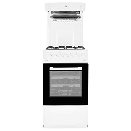 Photos - Cooker Beko KA52NEW Gas  Eye Level Grill - White 