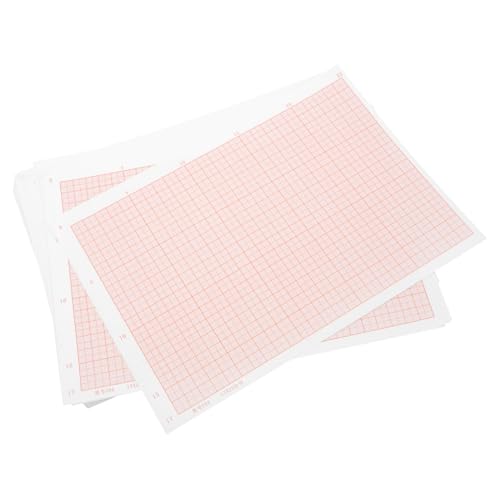 HOMSFOU Portable Coordinate Paper Sheets 100 Sheets of A4 Grid Paper for Math and Architecture