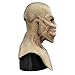 Zombie Horror Mask Infected Adult Mask Latex Facewear Creepy Mask Full Head Mask Halloween Novelty Costume Party Props (Rip Man, One Size)