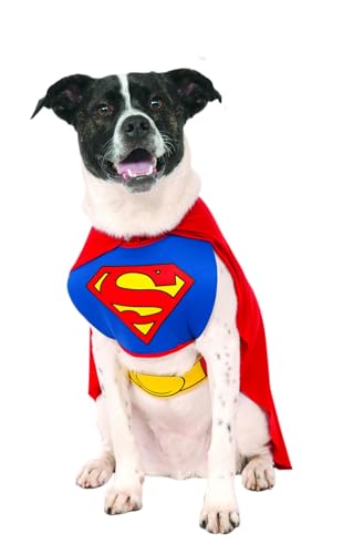 Rubie's 887892S Offizielles Superman Hundekostüm, Größe S Karneval