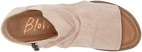Blowfish Malibu Women's Beaches Sandal, Blush Smokey Twill, 7.5 | Image 4