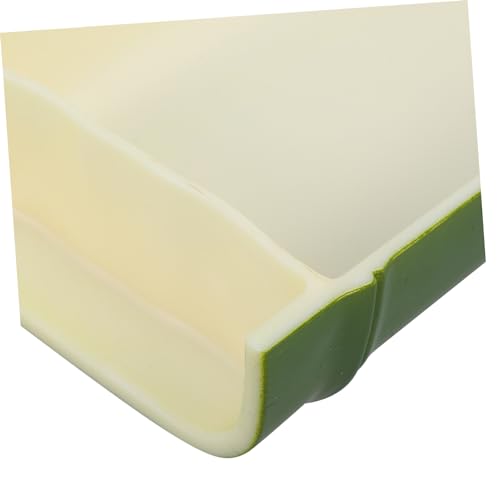 Plato para servir sushi en forma de bote de bambú miniatura 4