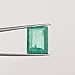 AAA+ Zambian Green Emerald Emerald Cut 11.90 ct Faceted Gemstone for Jewelry Making, Green Emerald Stone Gemstone Beads, Loose Gemstone