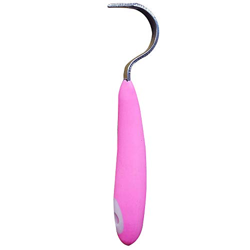 HILASON Rose Pink Western Tack Horse Soft Touch Hoof Pick