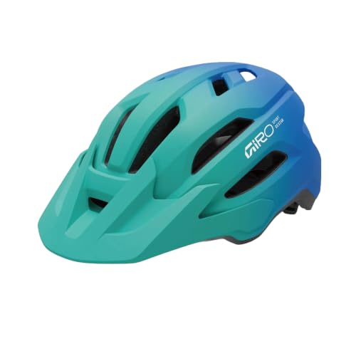 Giro - Fixture II Helme - Jugendliche Unisex - Schutzausrüstung, Fahrradhelm, Freizeithelm, Helm für Freizeitradfahren, Grün/Blau, UY – Ansicht 1