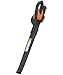 WORX WG545.1 20V Cordless Leaf Blower, Electric Blowers for Lawn Care with 120 MPH & 3.5 Lbs, Long Nozzle Design for Narrow Spaces with Cleaning Attachments, Battery & Charger Included