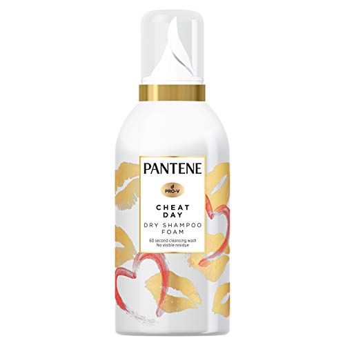 Pantene Waterless Cheat Day Dry Shampoo Foam With Orchid Flower. 0% alcohol. No added sulphates. No visible residue