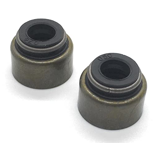 REPLACEMENTKITS.COM Brand Valve Stem Seal Fits (2 Pack) Several Kawasaki FH, FR, FS, FX Series Engines Replaces 92049-7001