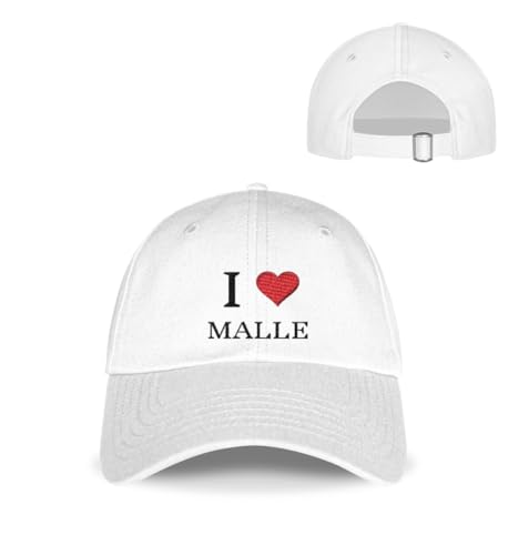 Casquette de baseball Mallorca brodée blanche taille unique adulte