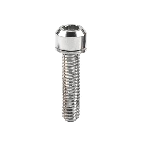 Viti A Brugola Titanio Conica M5 4 Viti In Titanio GR5 M5 Con Testa Conica Allen - Lunghezze 16/18/20mm, Con Rondella Bulloni Titanio M5 Viti A Brugola Titanio Conica M5 4 Viti In Titanio GR5 M5 Con Testa Conica Allen - Lunghezze 16/18/20mm, Con Rondella Bulloni Titanio M5