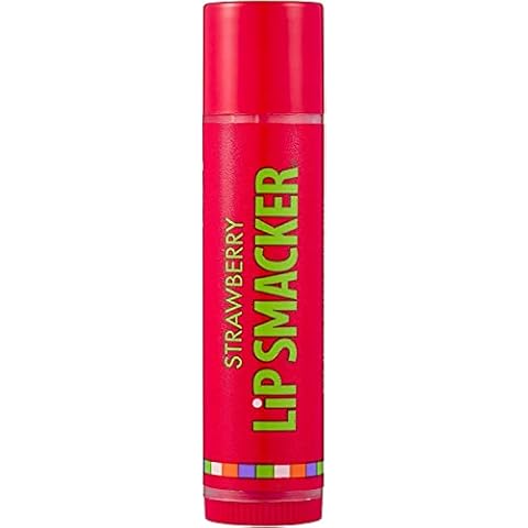 Lip Smacker Lip Balm for Kids - Strawberry Flavour - Sweet Gift for Your Friends and Lip Gloss for Girls - Single Pack 26856, 4 g Cover