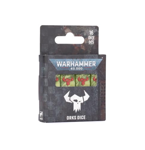 Games Workshop - Warhammer 40.000 - Orchi: Set di dadi