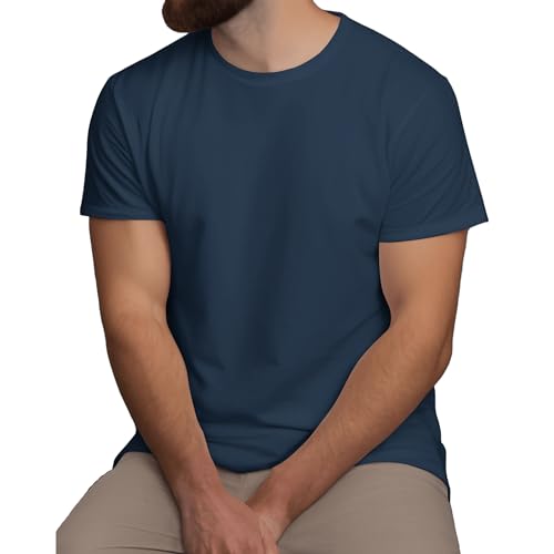 Image of NEWBAE Men's Solid Oversized T-Shirt