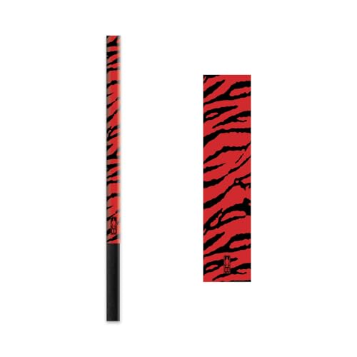 Bandages de flèches pour stabiliser le plumage Bohning tigre rouge 14cm
