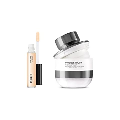 Kiko Milano Skin Tone Concealer + Invisible Touch Face Fixing Powder Cover