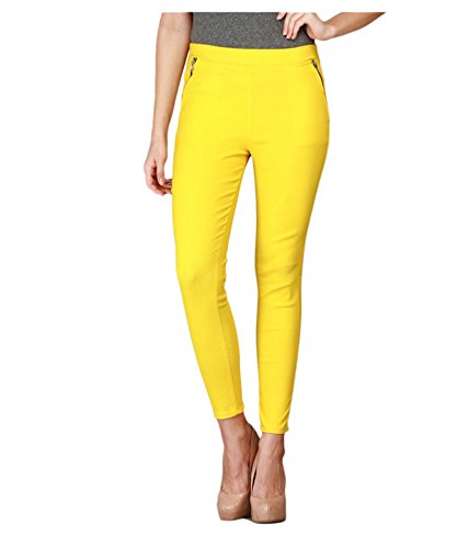 Buy ACE Women's Jeggings- Yellow (Waist 