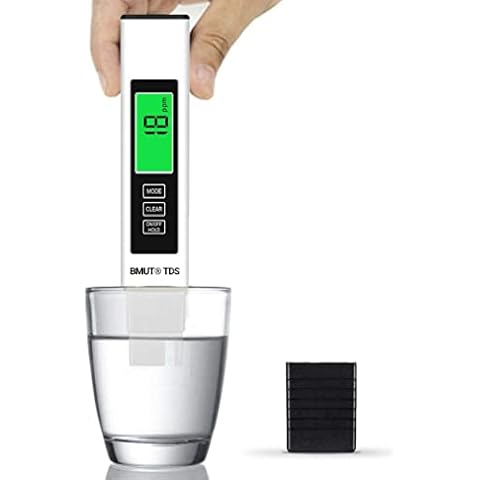 BMUT 3in1 TDS Messgerät - digitaler Wasserqualität-Tester und EC sowie Temperatur Meter, Messbereich 0-9999ppm, für Wasser, Pflanzen, Trinkwasser, Aquarien, etc Cover