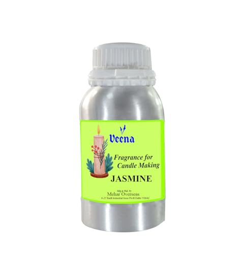 Image of Veena Jasmine Fragrance Oil,Essential oil for Candle Making, Soap Making, Slime, Diffusers, Home and Crafts 100 gm