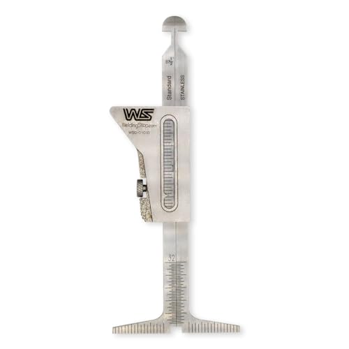 Hi-Lo Welding Gauge Standard & Metric Pipe Weld Misalignment Tool Fillet Leg Length Welding Inspection Gage Reading