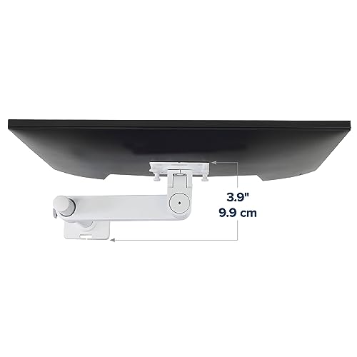 Image of Ergotron - NX Single Monitor Arm, VESA Desk Mount - for Monitors Up to 34 Inches, 0 to 18 lbs - White