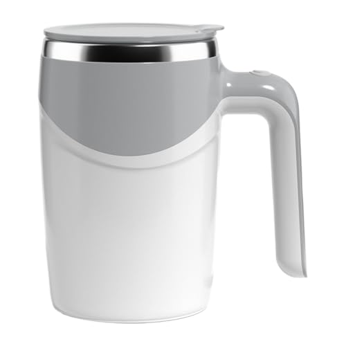 Agitatore magnetico automatico, mescolatore automatico per tazze di caffè, tazza di miscelazione ricaricabile per cucina - Tazza di miscelazione elettrica magnetica automatica da 380 ml, per