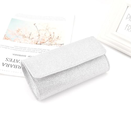 Elegant Women's Evening Clutch Bag with Chain Strap Envelope Party Handbag for Formal Events and Brieftasche Herren Outdoor – Bild 6